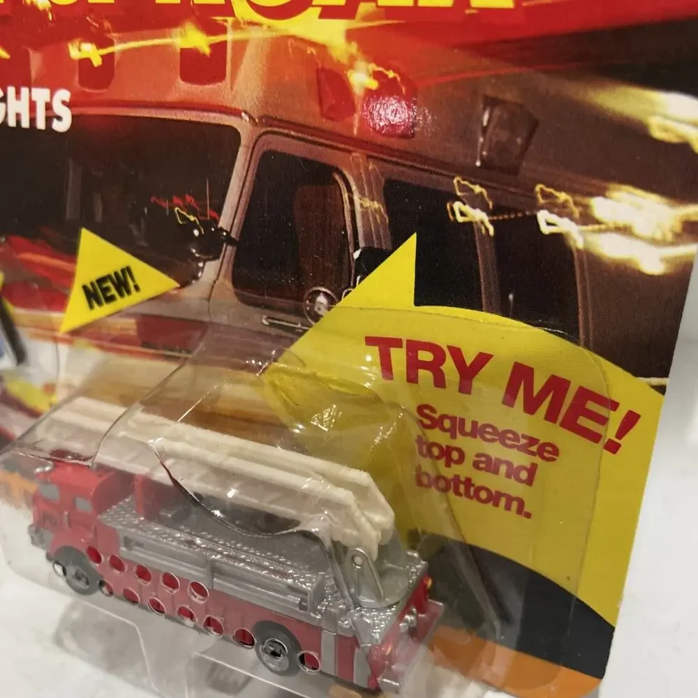 MICRO MACHINES Remote Control Fire Truck 1989 Sealed. And Blaze And Roar 7440
